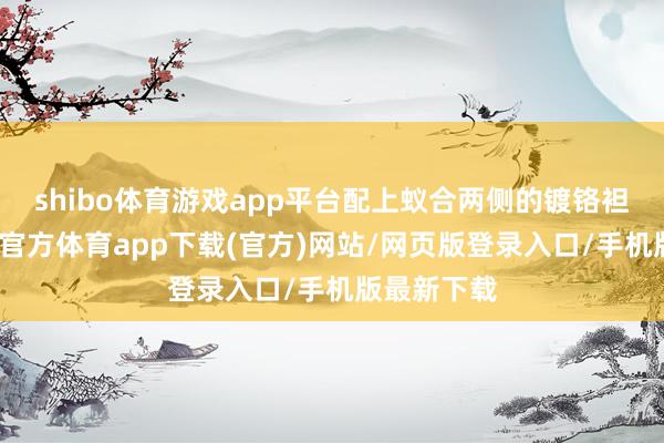 shibo体育游戏app平台配上蚁合两侧的镀铬袒护条-世博官方体育app下载(官方)网站/网页版登录入口/手机版最新下载