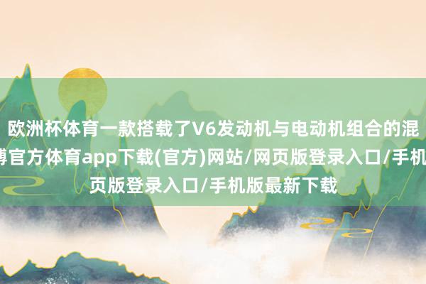 欧洲杯体育一款搭载了V6发动机与电动机组合的混动跑车-世博官方体育app下载(官方)网站/网页版登录入口/手机版最新下载